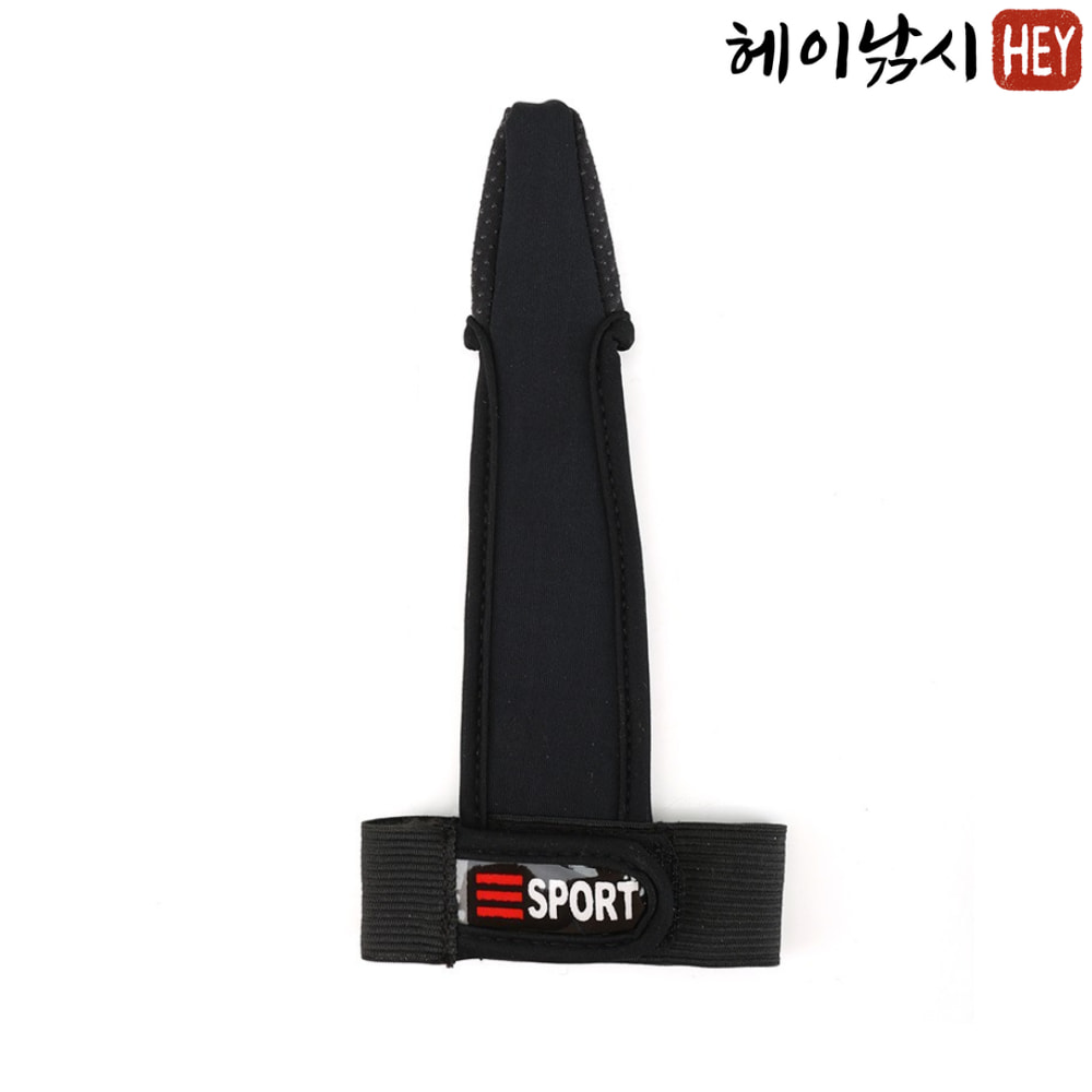 원투낚시 캐스팅장갑 잠수복소재 낚시장갑 핑거글러브 블랙, 한손가락 - 상품 이미지