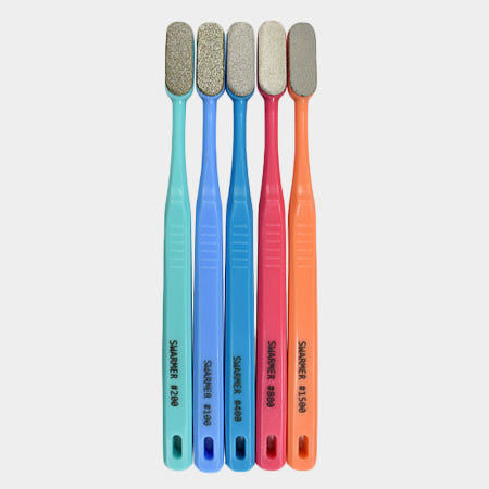 다이아몬드 핸드랩바 칫솔형 5종 세트 연마용 공구