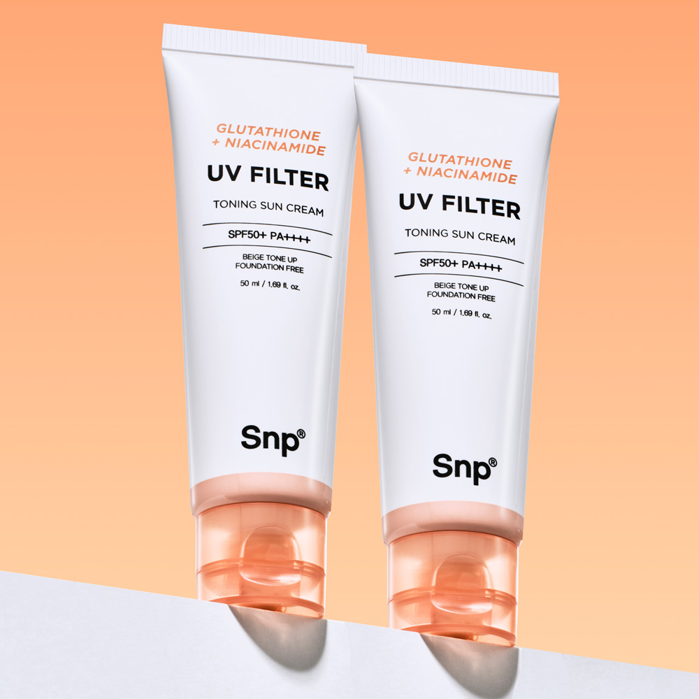 [1+1] Snp 글루타치온 나이아신아마이드 토닝 선크림 50ml x 2... 솔직 후기 | 피부 타입별 분석 - 대표 이미지