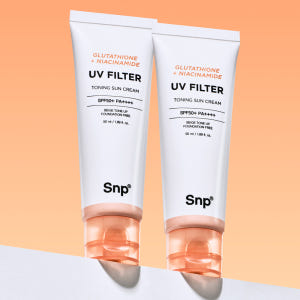 [1+1] Snp 글루타치온 나이아신아마이드 토닝 선크림 50ml x 2... 솔직 후기 | 피부 타입별 분석 - 상품 이미지 1