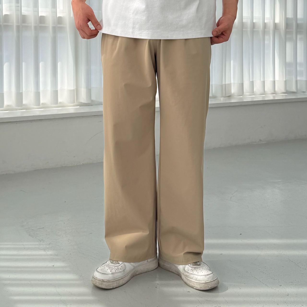 1+1 남자냉장고바지 통넓은바지 구김없는바지 - 상세 이미지 3