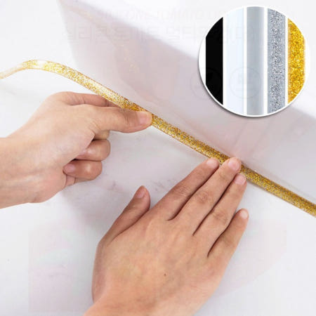 방수 테이프 틈새 벽지 모서리 욕실 화장실 주방 벽면 접착
