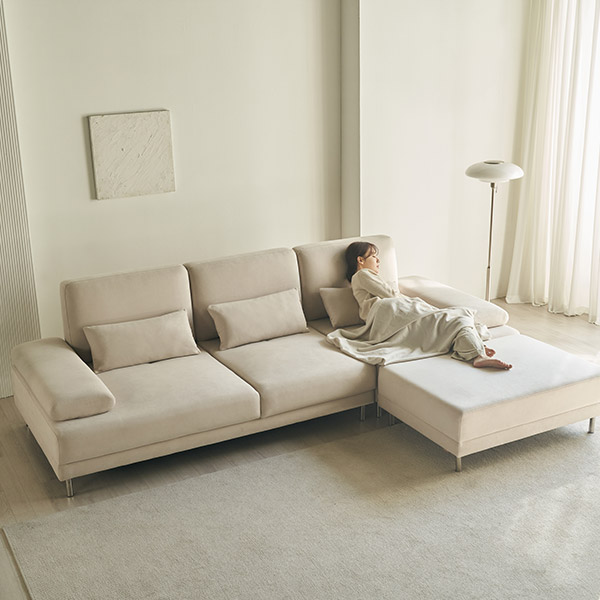 스칸디아 플로 스윙형 4인 기능성 모듈 소파(스툴포함)