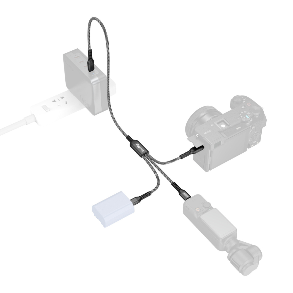 스몰리그 3-in-1 USB-C 전원 케이블 5079 - 상세 이미지 3