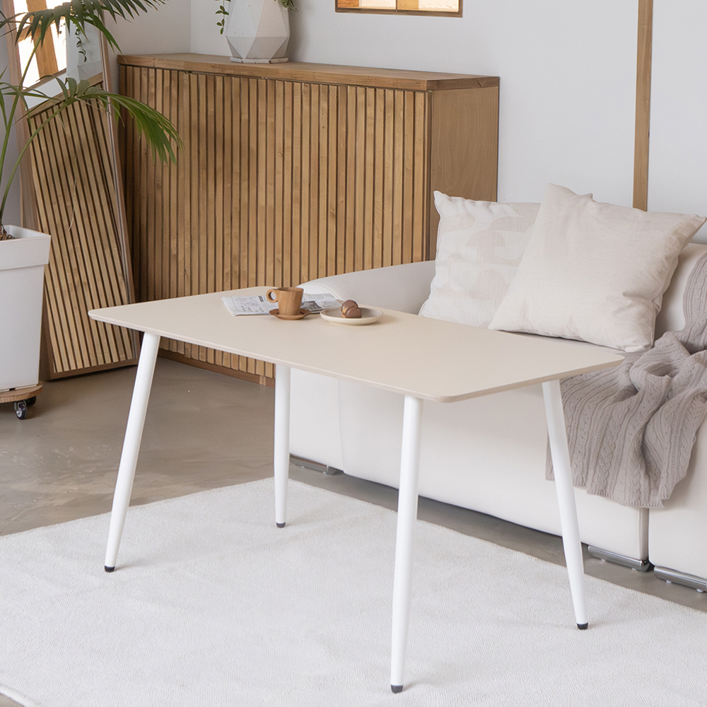 자작나무 원목 높은 쇼파테이블 거실 커피 티 소파 테이블 탁자 낮은 식탁 타원형 1000