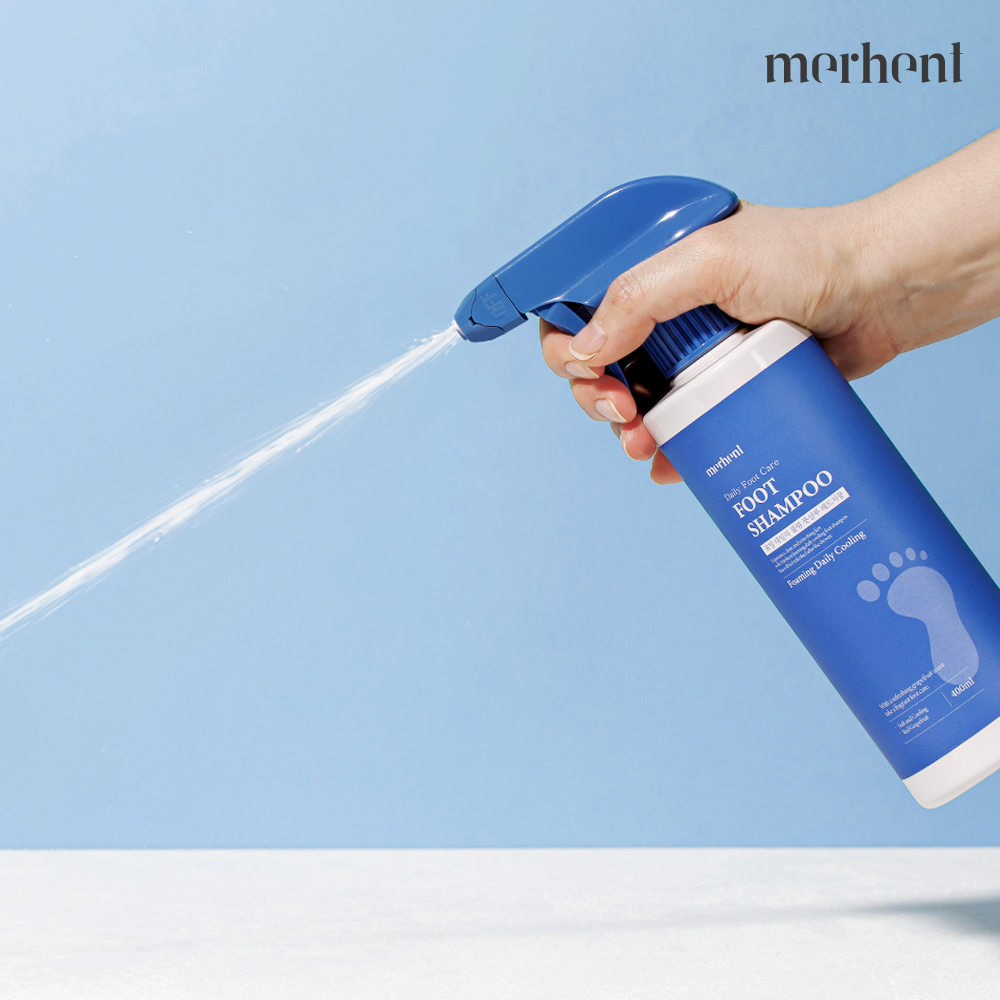 1+1 메르헨트 대용량 풋샴푸 400ml 레드자몽향 발세정제 발샴푸 풋케어 발냄새제거 이미지 6