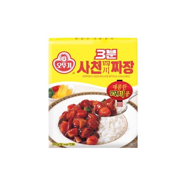 오뚜기 3분 사천짜장 200g x 24개 : 씨유니