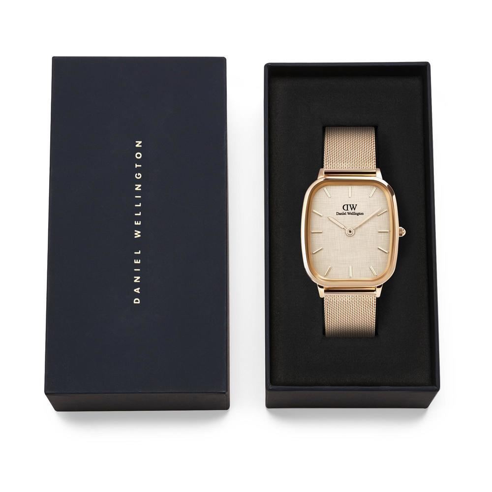 다니엘 웰링턴 MARLON MELROSE LINEN 로즈골드 메시 손목시계 이미지 6