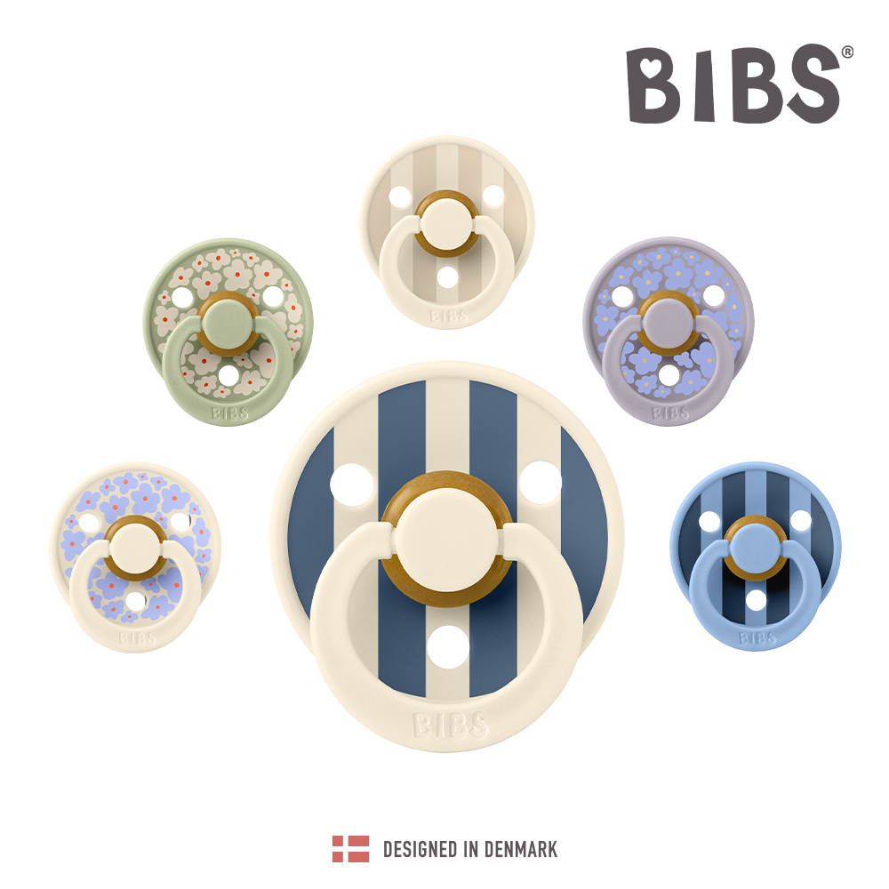BIBS 빕스 컬러 스튜디오 천연고무 쪽쪽이 노리개 젖꼭지+보호캡(색상랜덤) - 상세 이미지 2