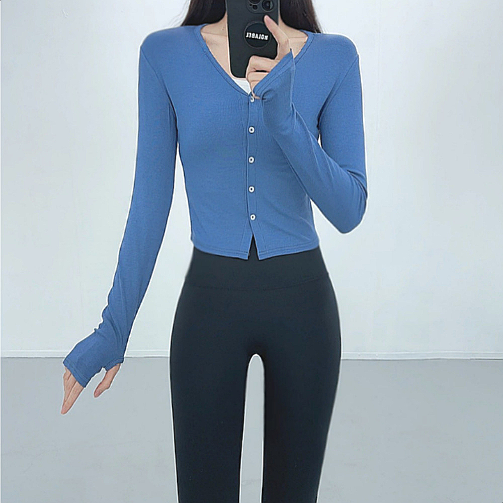 필라테스복 필라테스가디건 여성 요가복 필라테스복장 상의 애슬레저 - 메인 이미지