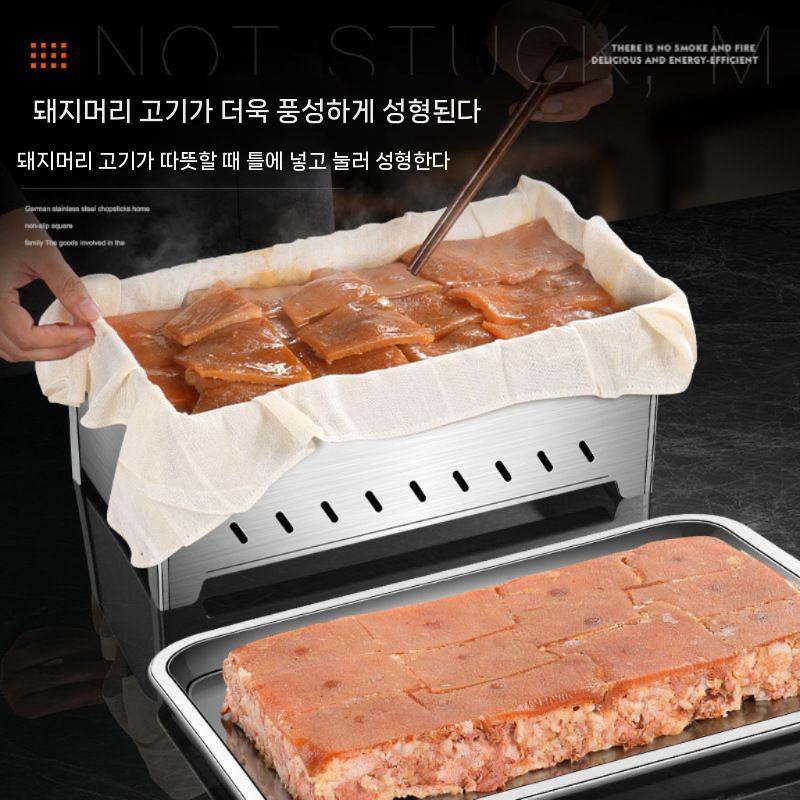 스텐 패티 누름틀 함박스테이크 떡갈비 메이커 1kg - 상세 이미지 2