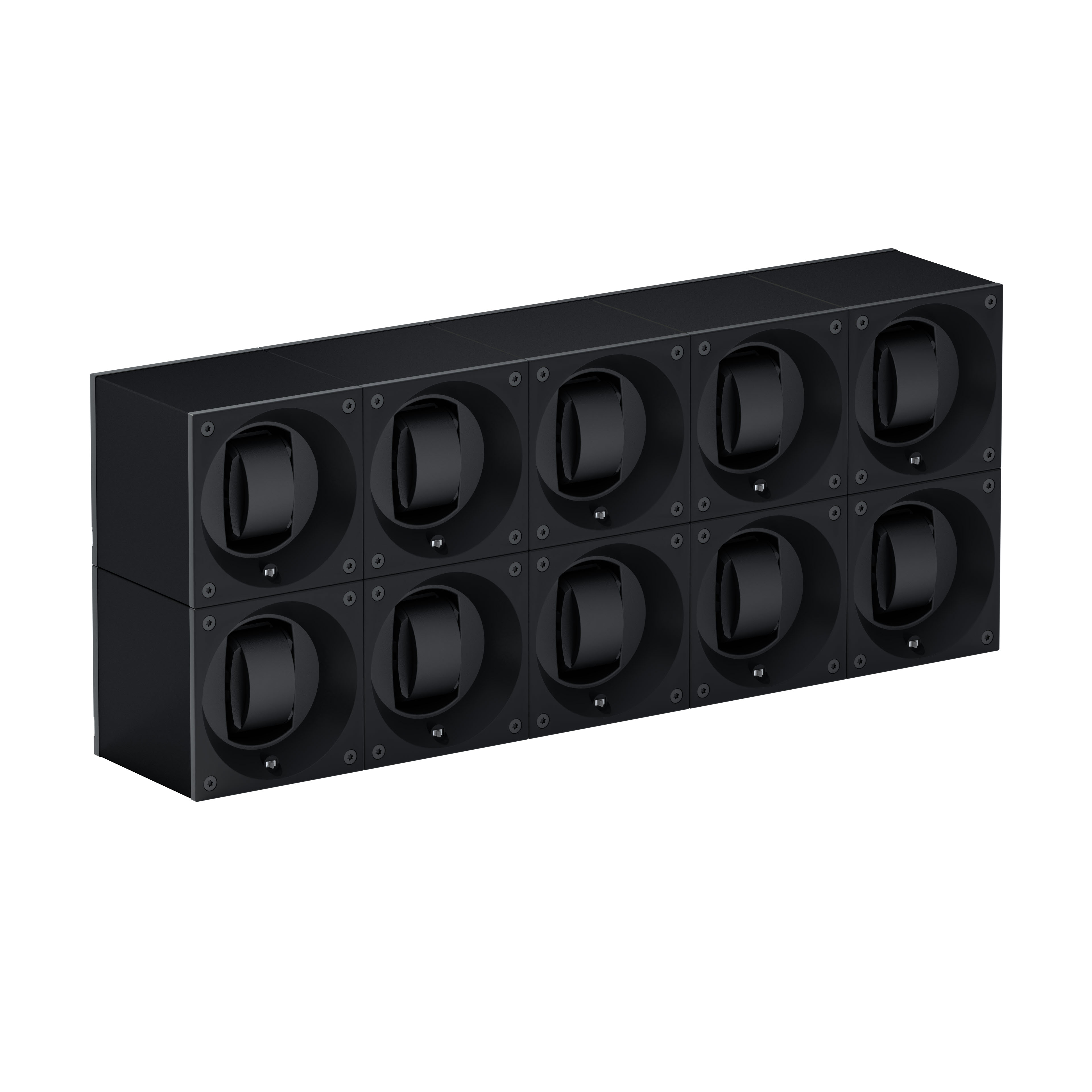 [스위스큐빅] MASTERBOX 10구 BLACK ALUMINIUM : WATCH STORES