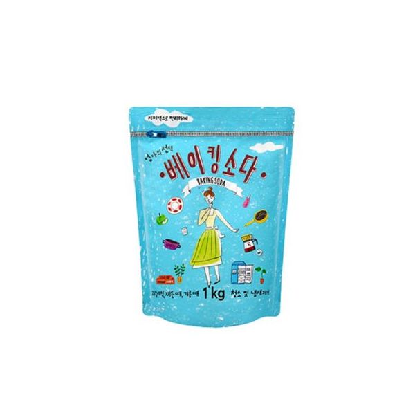 엄마의 선택 1kg 베이킹소다/청소세제/세탁보조제/베이킹소다/뺄래용베이킹소다/세탁용베이킹소다/세제/가 : 숭숭Market