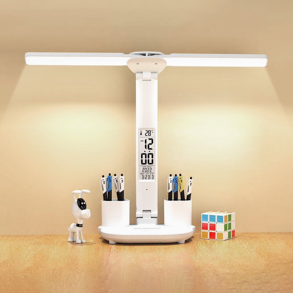 윙플립 올인원 LED 책상스탠드 와이드 학생 탁상 공부 침대 독서등 이미지 6