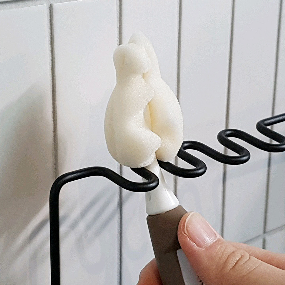 업그레이드 솔거치 수세미받침대 걸이 싱크대 주방 세제 수세미거치대 - 상세 이미지 4