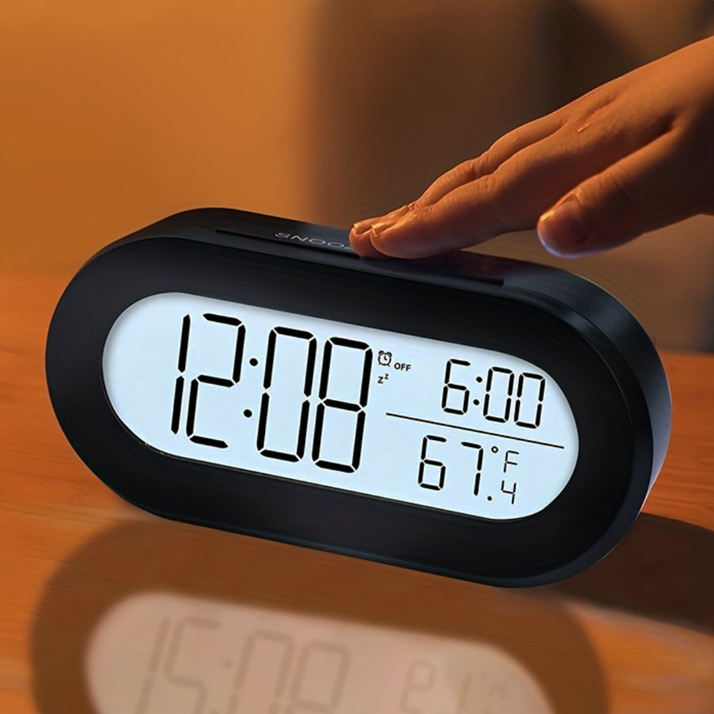 온마이무드 인테리어 알람 탁상시계 탁상용 디지털 미니 전자 알람시계