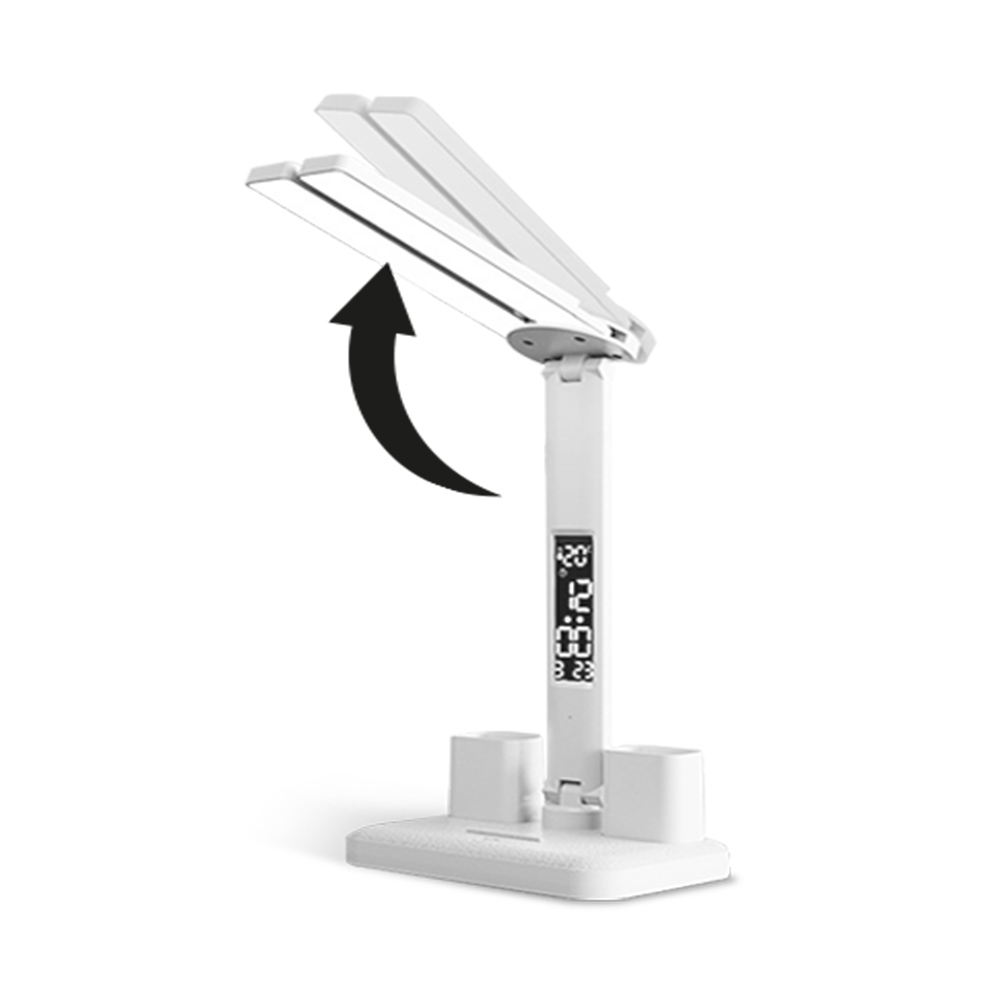 윙플립 올인원 LED 책상스탠드 와이드 학생 탁상 공부 침대 독서등 - 상세 이미지 3