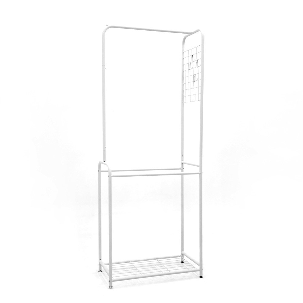 무베즈 올인원 이동식행거 2단 드레스룸 고정식 스탠드 옷걸이 행거