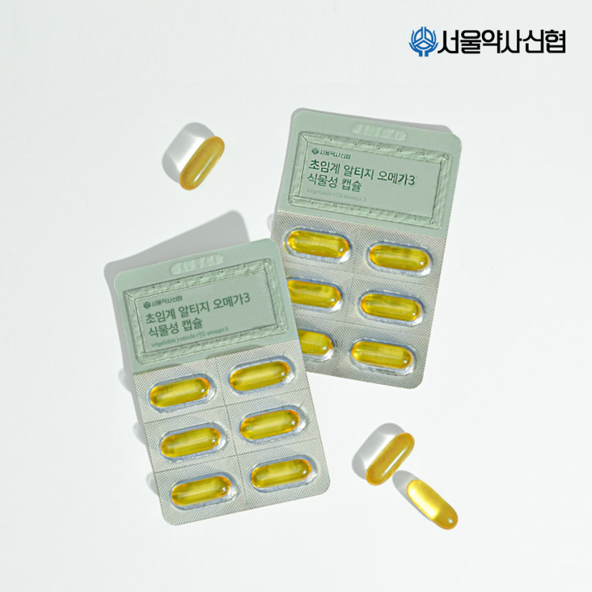 서울약사신협 초임계 알티지 오메가3 식물성캡슐 1030mg x 30캡슐 1박스