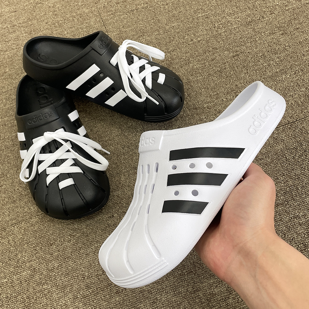 아디다스 슬리퍼 클로그 뮬 아딜렛 아디케인 삼선 쿠션 슬라이드