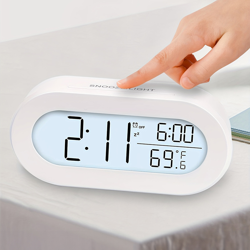 온마이무드 인테리어 알람 탁상시계 탁상용 디지털 미니 전자 알람시계