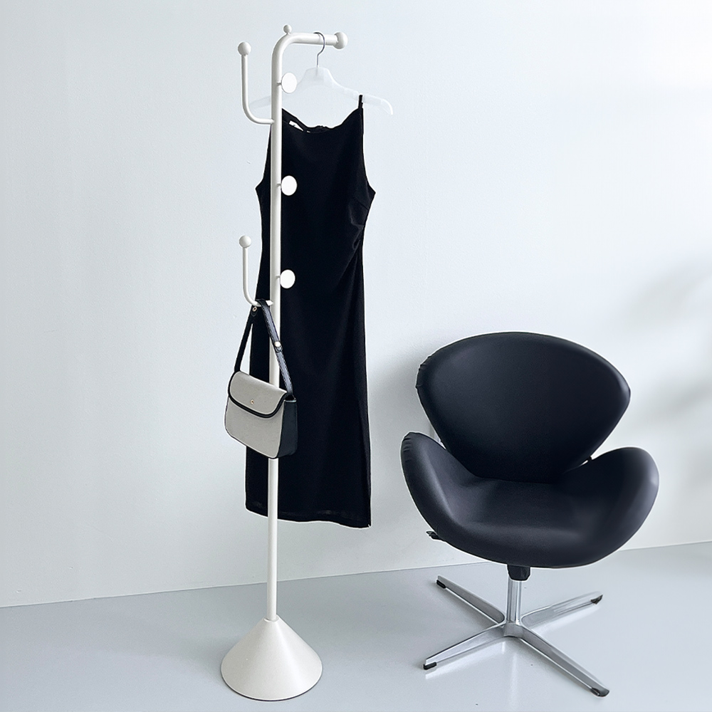 아티후크 스탠드행거 튼튼한 철제 고정식 행거 스탠드 옷걸이