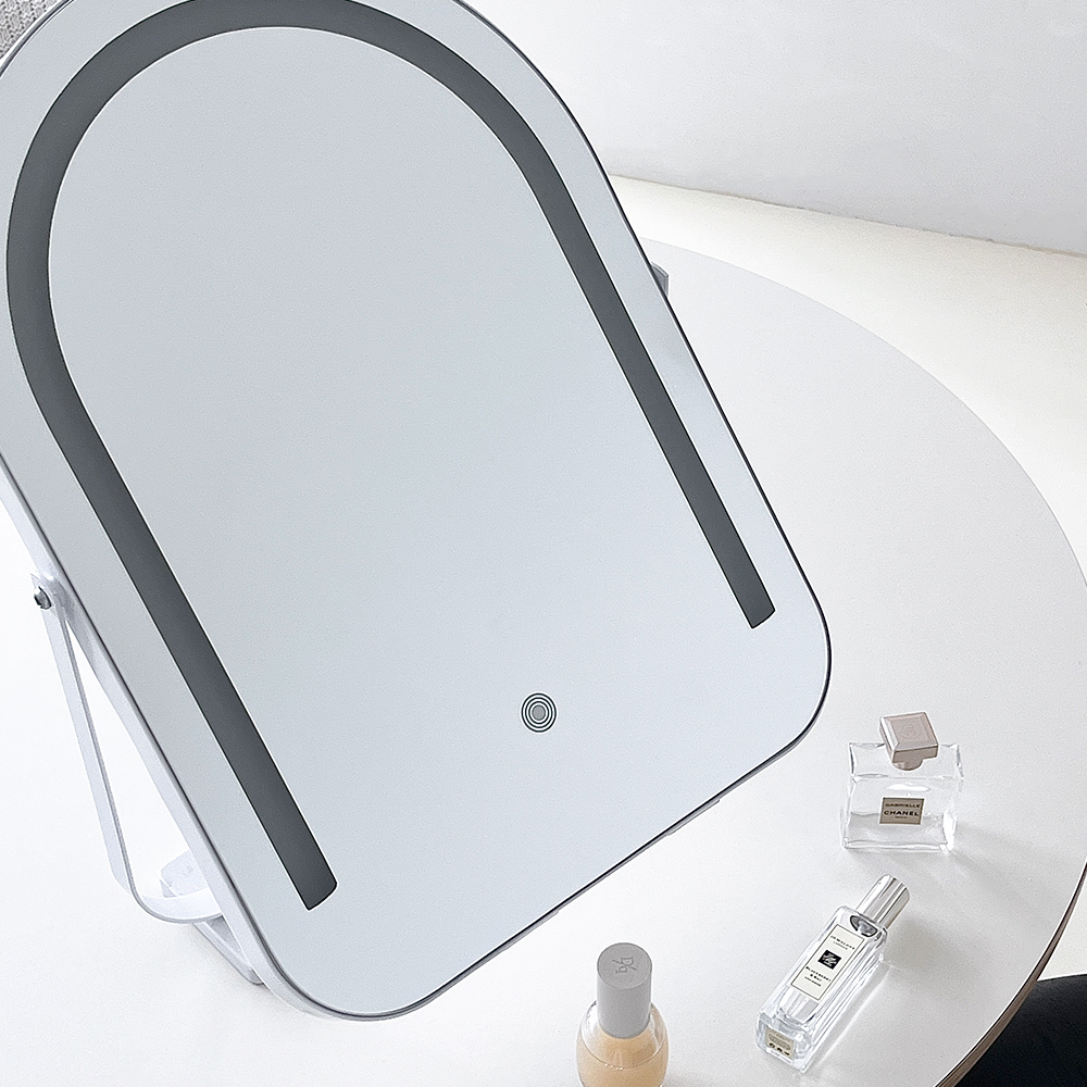 LED 아치형 화장대 거울 스탠드 원형 인테리어 거울