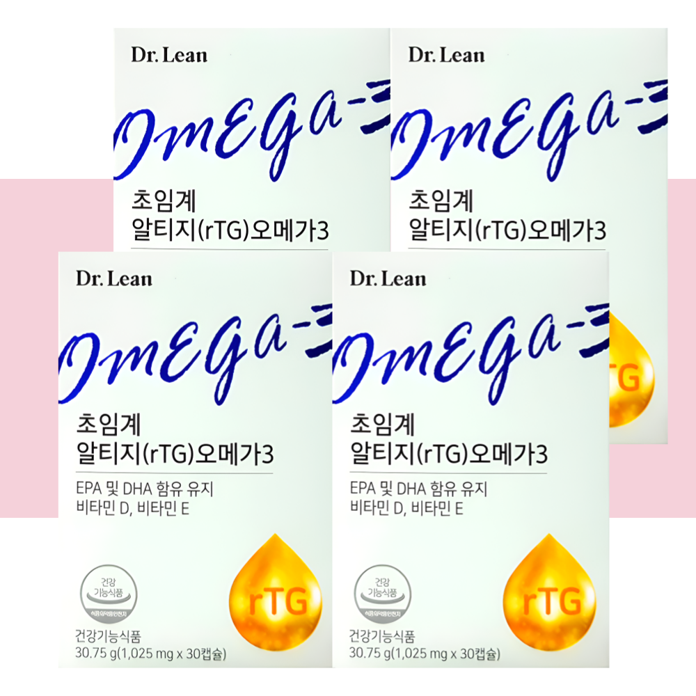 닥터린 초임계 알티지 오메가3 rTG 30캡슐X4박스 - 상세 이미지 5