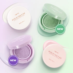 식물나라 뽀얀쌀 생기 톤업 선쿠션 본품+리필 기획 1세트, SPF50+ ... 솔직 후기 | 피부 타입별 분석 - 상품 이미지 2