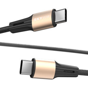 1+1+1 비트 60W C타입 to C USB PD 고속 충전 패브릭 케... 개봉기 | 실사용 후기 - 상품 이미지 3