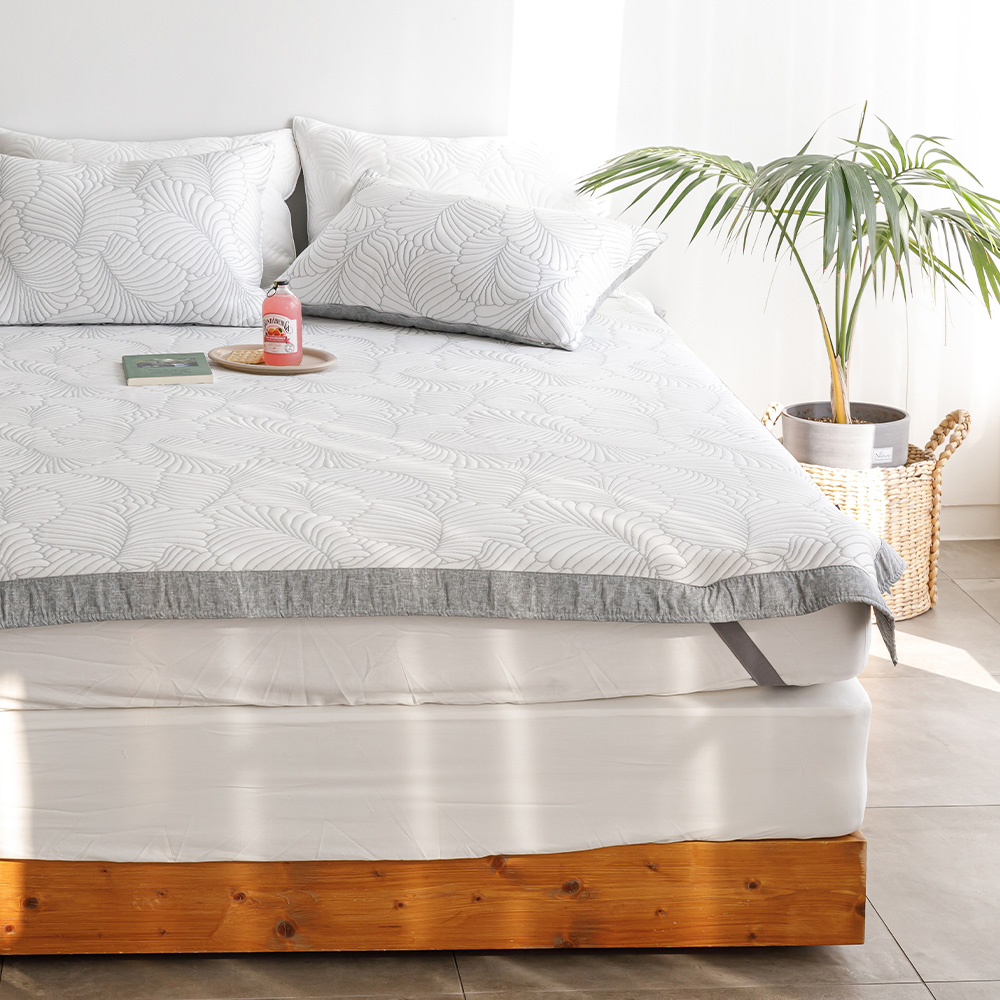 트로피칼 듀라론 냉감 카페트 겸 침대패드 SS/Q/K/KK 2color