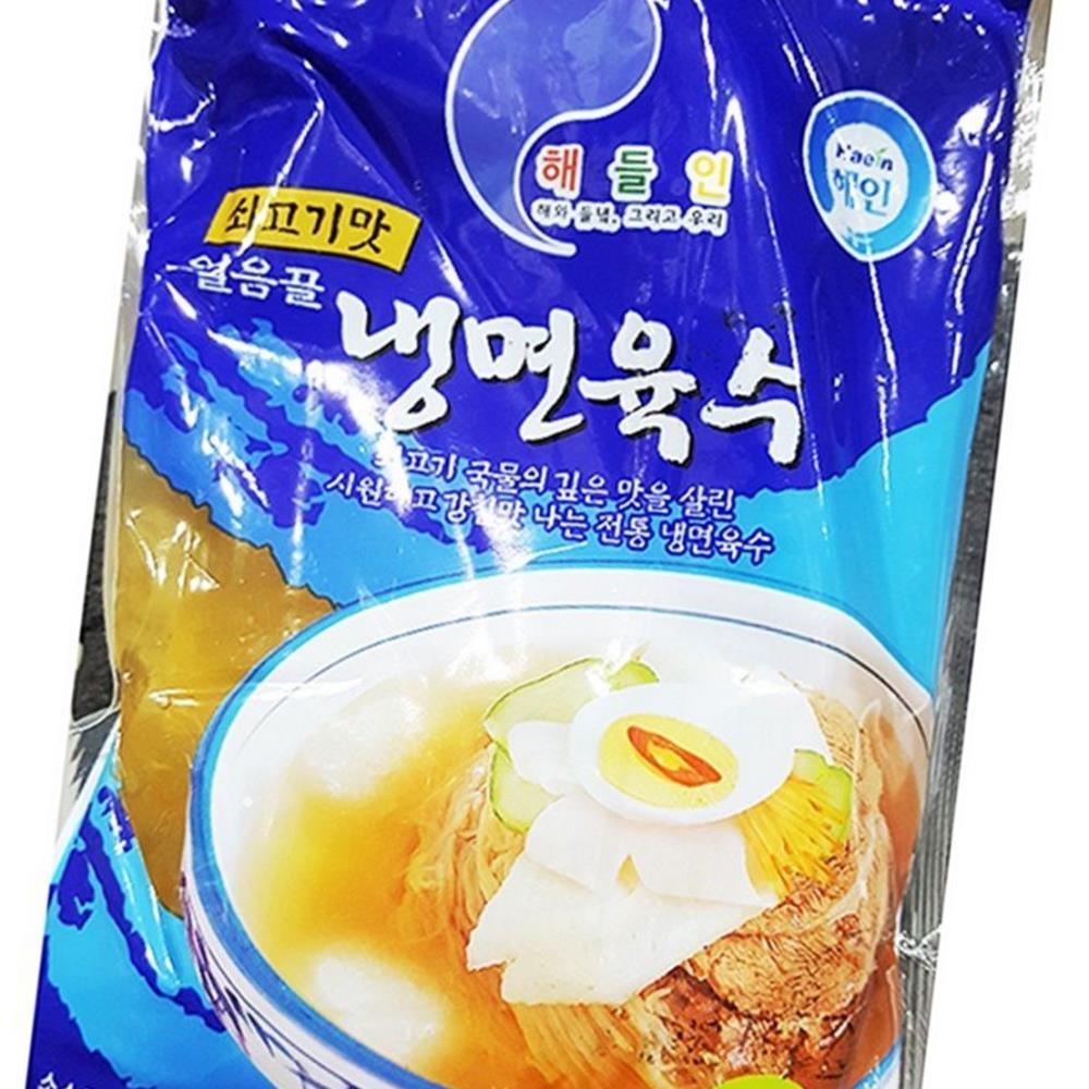 쇠고기맛 육수 냉면 업소 310ml 해인 얼음골 X30개 용 : 놀꿈굿럭