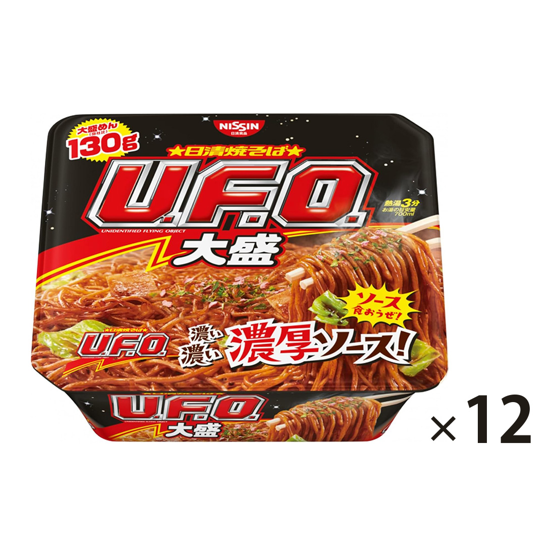 닛신 U.F.O 야끼소바 빅사이즈 12개세트 야키소바 컵라면