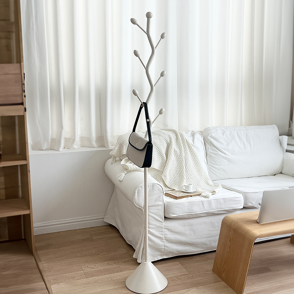아티후크 스탠드행거 가지형 튼튼한 철제 고정식 행거 스탠드 옷걸이