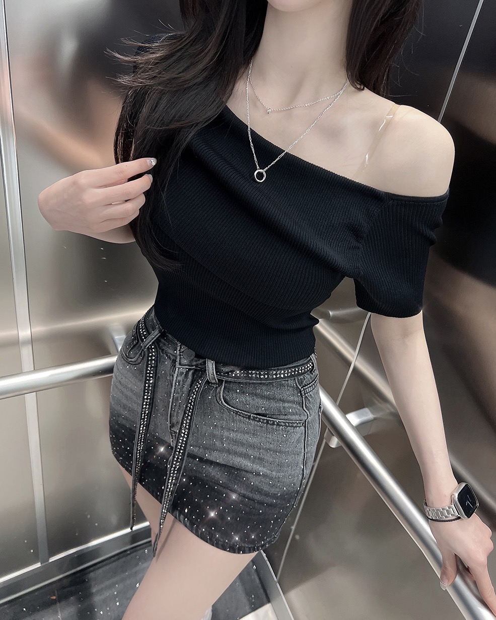 [연청m바로배송]스톤큐빅데님스커트팬츠(2color) 상세 이미지 17