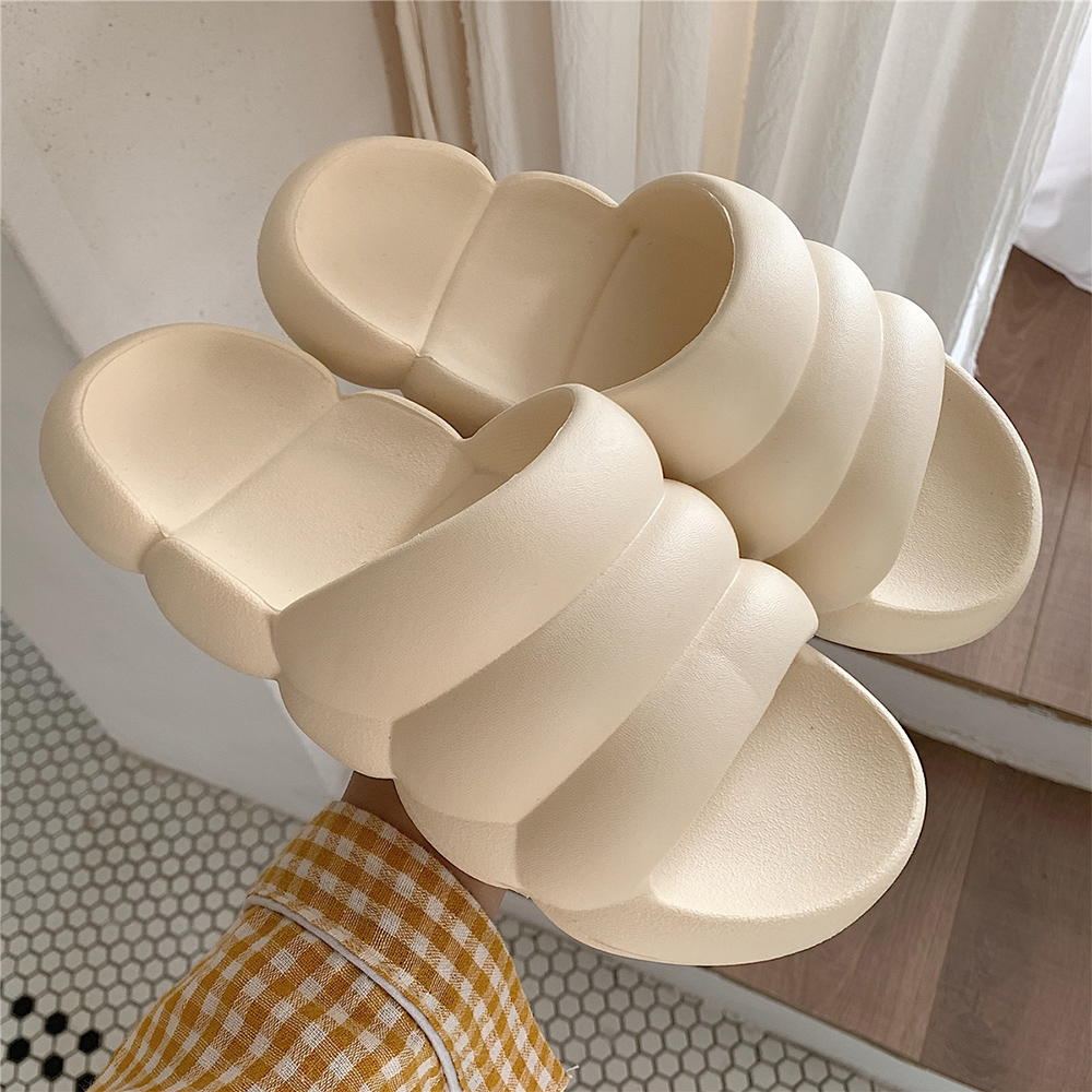 층간소음 뚱카롱 슬리퍼 푹신한 거실화 사무실 실내 슬리퍼