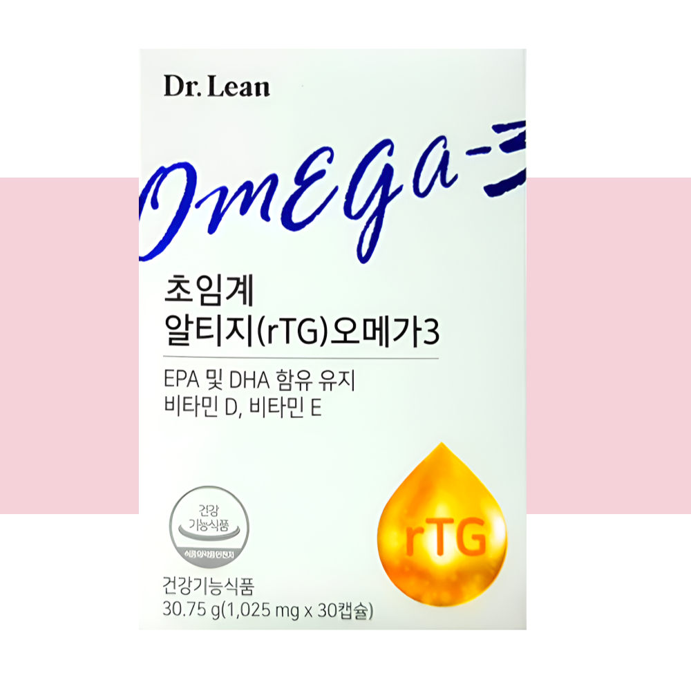 닥터린 초임계 알티지(rTG) 오메가3 30캡슐X1개 - 메인 이미지