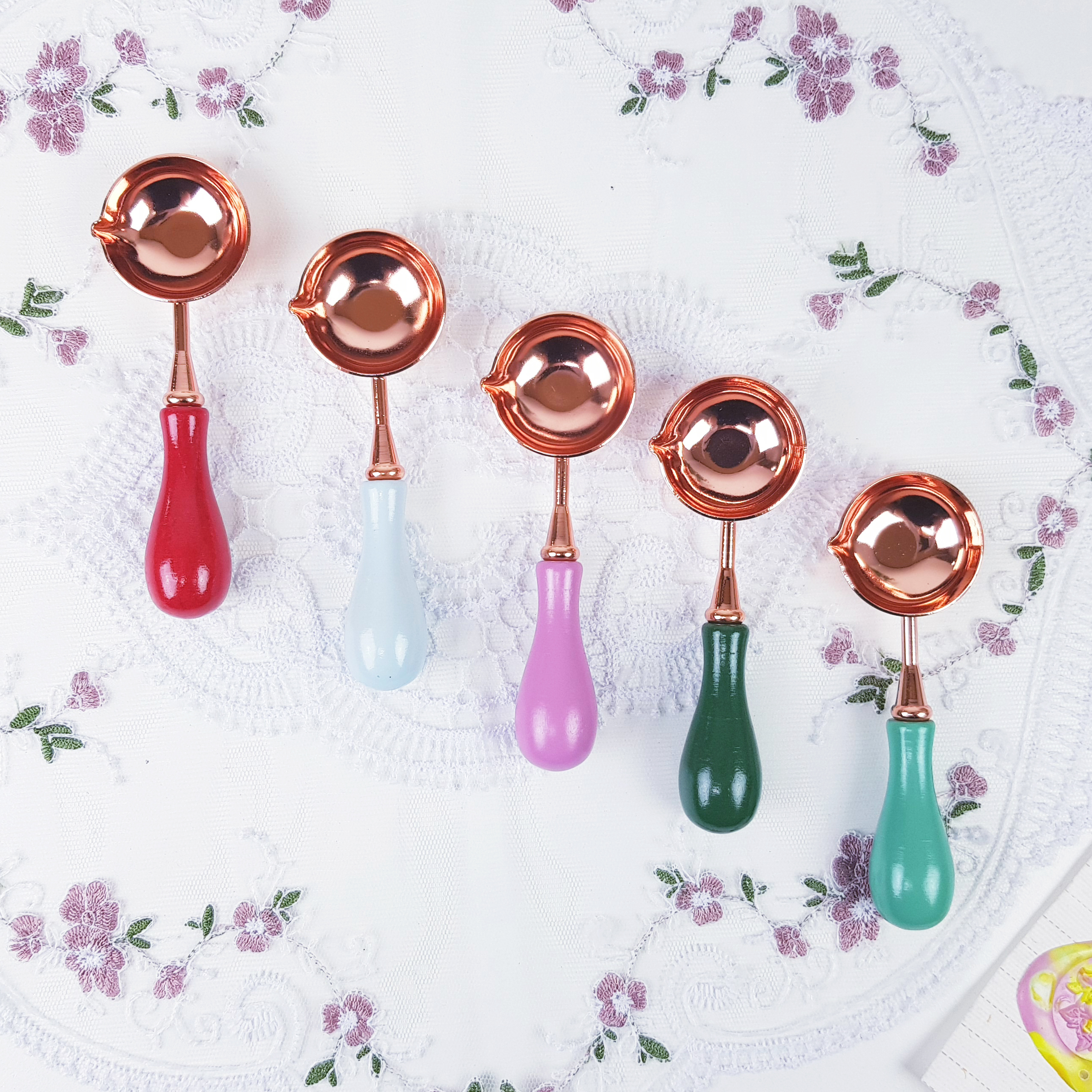 실링왁스 스푼 멜팅 스탬프 씰링 제작 컬러