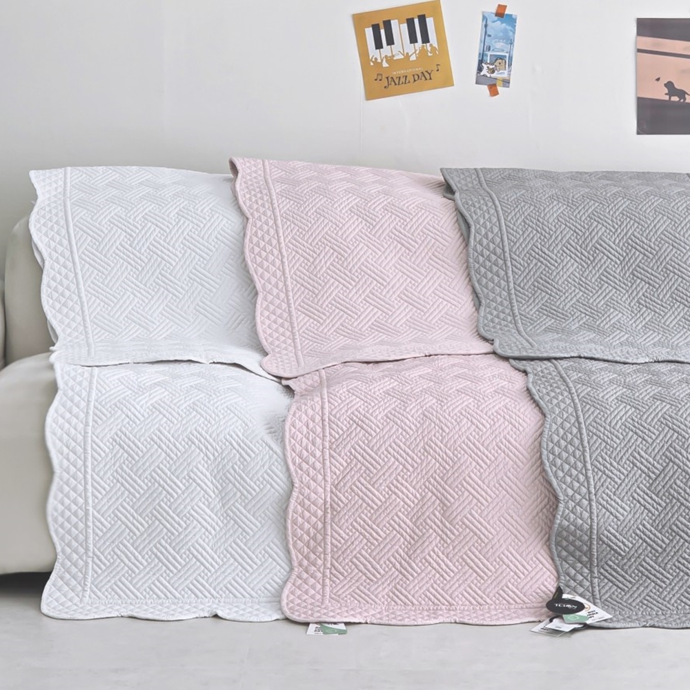 나라데코 모달 워싱 자수 퀼팅 쇼파패드 카페트 Q 160x210