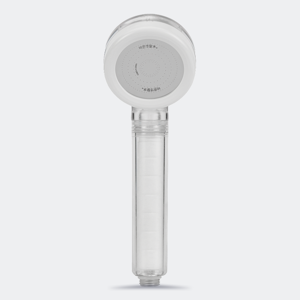 [단독][SET] 바른생활수 데일리 필터 샤워기 와이드 헤드+리필 필터 6P 세트