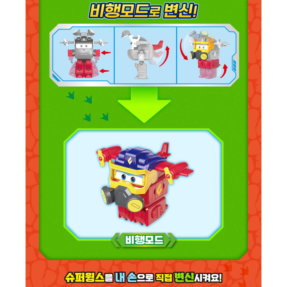 슈퍼윙스 일렉트릭 루니 브라키 스테고 트리코 3세4세 남자아이 변신로봇 어린이날 선물 - 상세 이미지 5