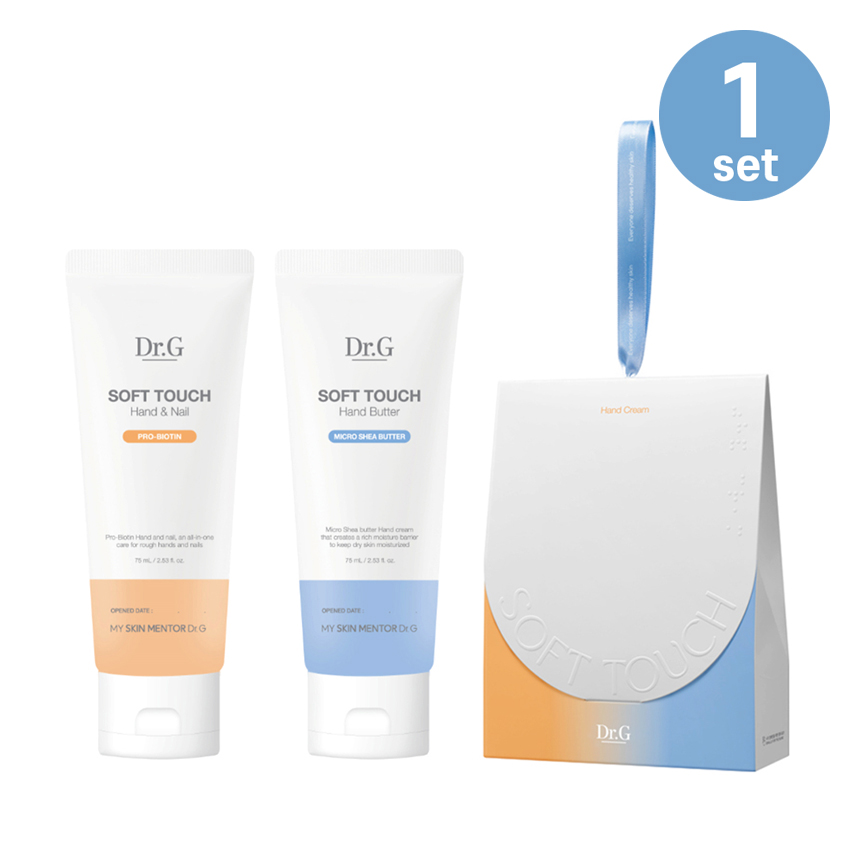 [닥터지] 소프트 터치 핸드크림 듀오 2종 세트 150ml, 1개
