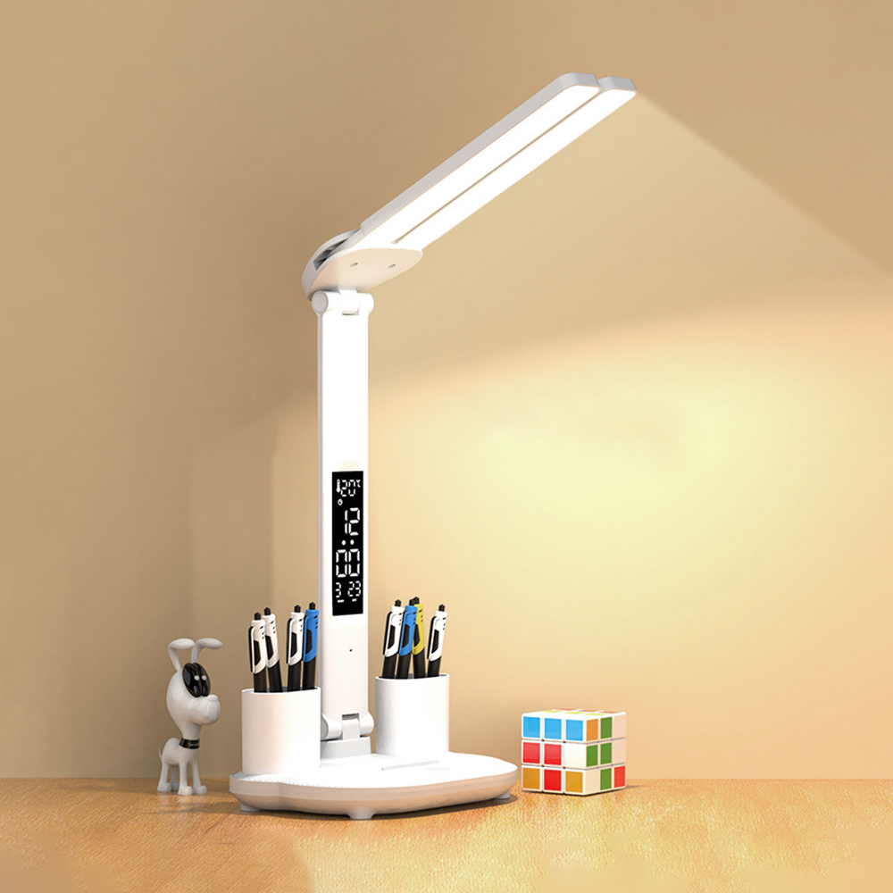 윙플립 올인원 LED 책상스탠드 와이드 학생 탁상 공부 침대 독서등 - 상세 이미지 5