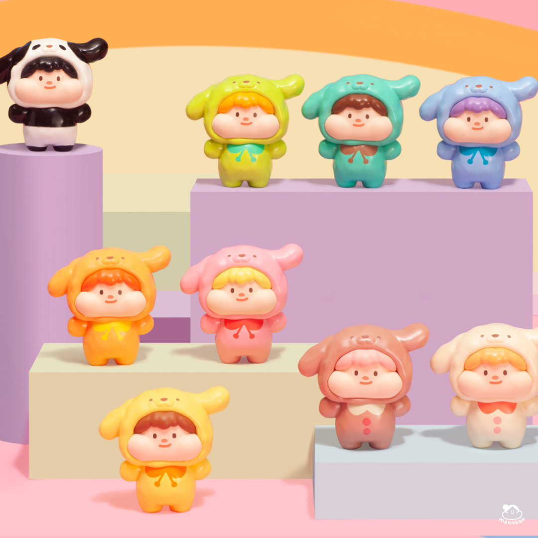 [플레이인더박스] 미트볼 코튼 캔디 퍼피 랜덤피규어