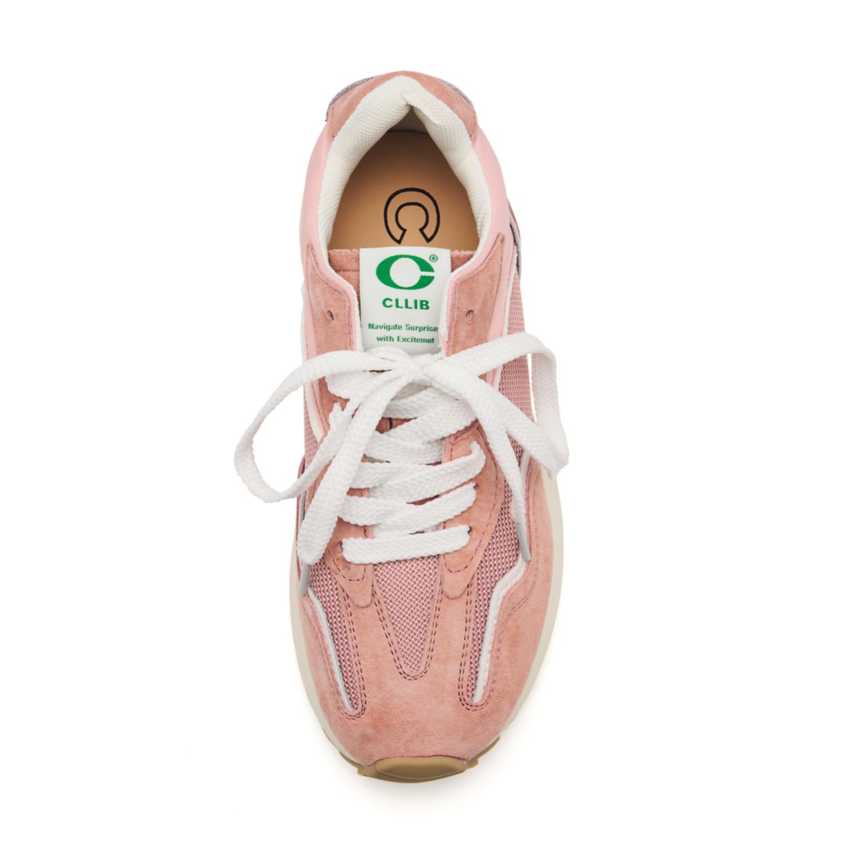 굽높은 여성키높이운동화 발편한슈즈 스탠딩스니커즈 코 윅 CL0201IP 굽높이 5.5cm - 상세 이미지 4