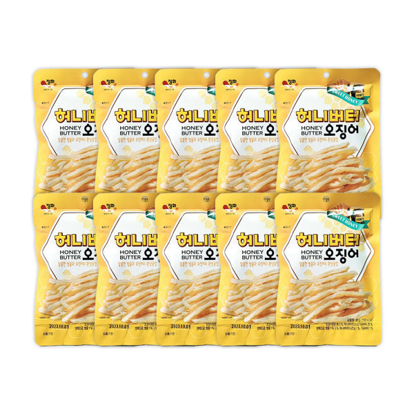 정화 허니버터오징어 30g x 10봉 : 이머즈마켓
