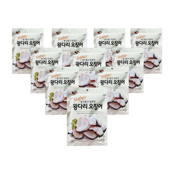 정화식품 Super 왕다리오징어 45g 10봉 : 이머즈마켓