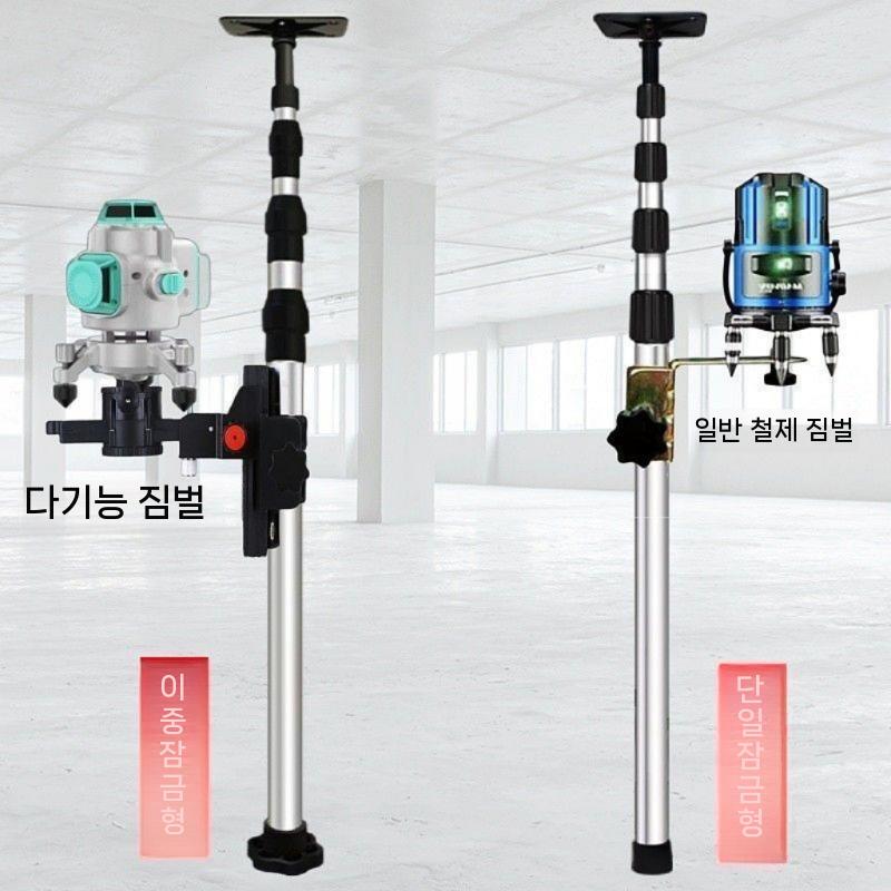 천장 레이저 레벨기 설치 고정봉 수평계 지지대 받침대 3.5m 기본형 리프터봉 - 상세 이미지 2