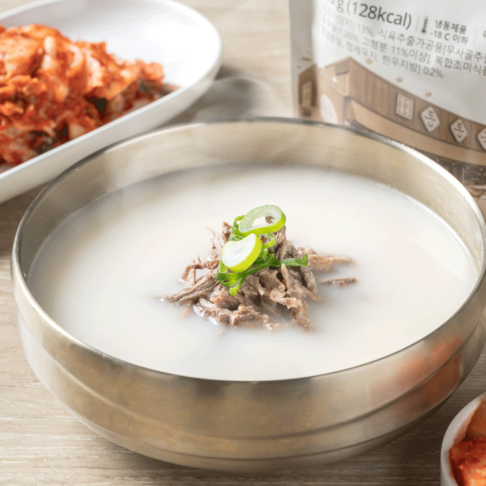팔당 동동국수 고기 가득 사골 소고기 진 곰탕 - 상품 이미지