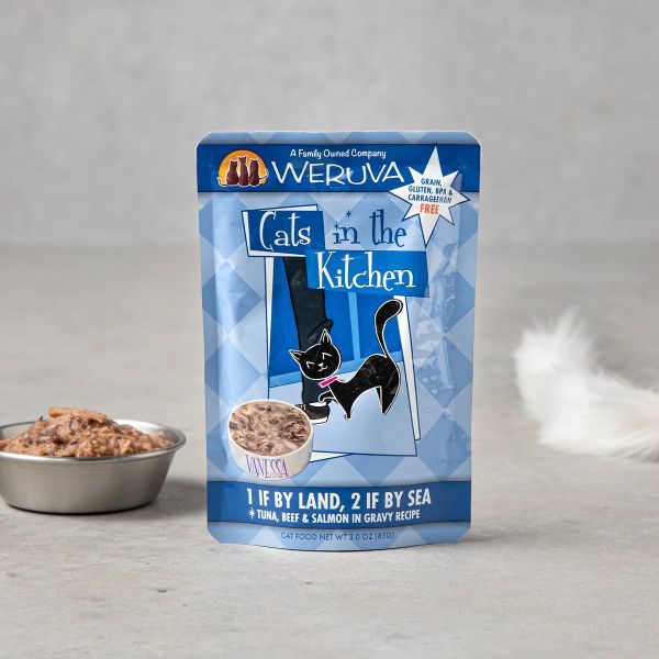 MOLLYS 웨루바 원이프바이랜드 참치&소&연어 85g : 엘림스토어153